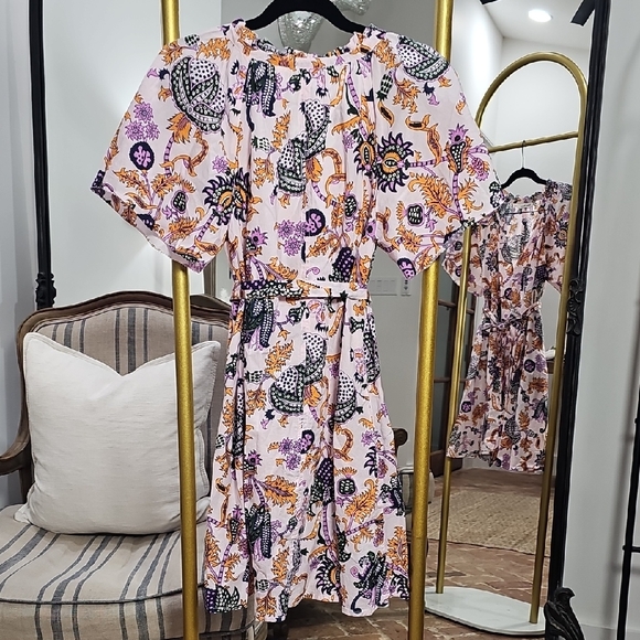 Roller Rabbit Multicolor Floral Dress - Picture 2 of 8